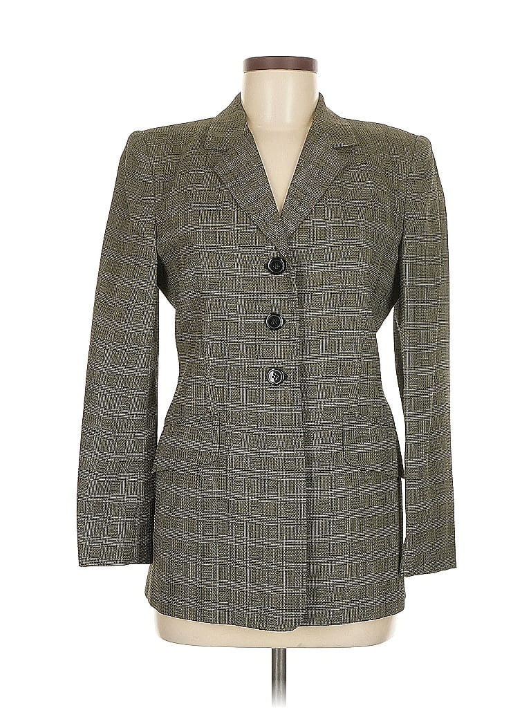 Click to view more detailed imagery on our partner's website Pre-owned Jones New York Wool Blazer Jacket In Green