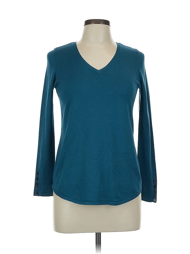 Click to view more detailed imagery on our partner's website Pre-owned Chico's 3/4 Sleeve T-shirt In Blue