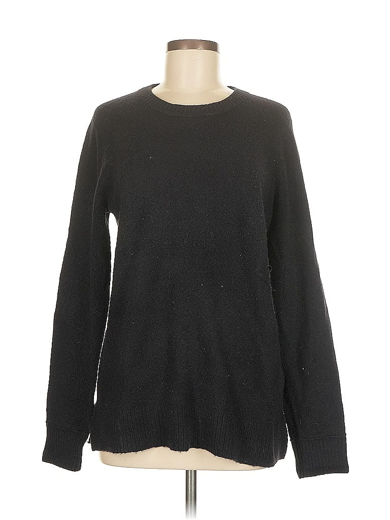 Pre-owned J.crew Factory Store Pullover Sweater In Black