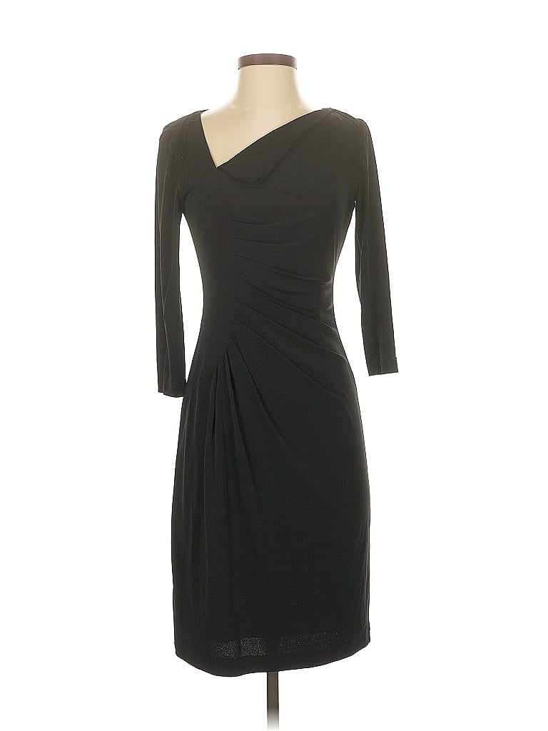 Pre-owned David Meister Cocktail Dress In Black