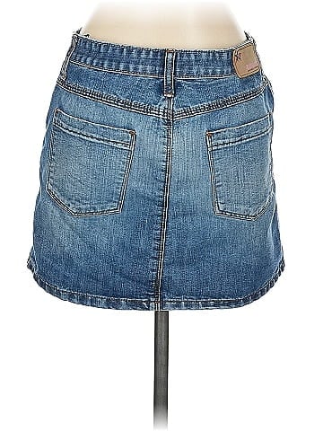 Bubblegum Denim Skirt (view 2)