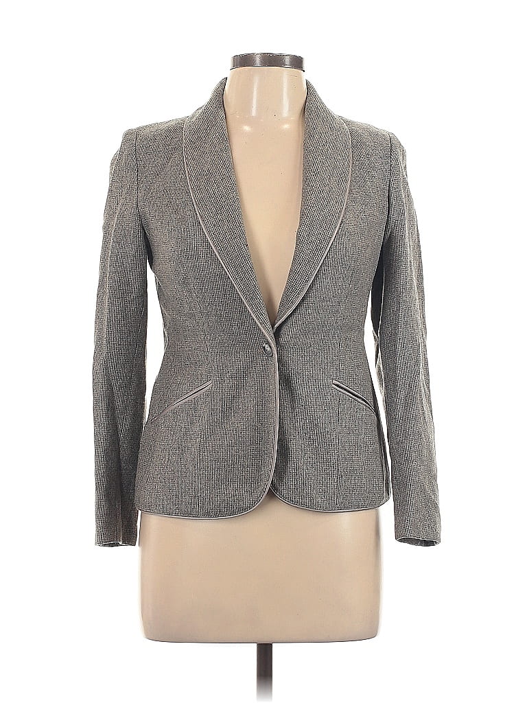 Pre-owned Assorted Brands Blazer Jacket In Gray