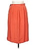 Carlisle 100% Acetate Solid Orange Red Formal Skirt Size 10 - photo 1