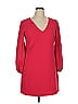 Chelsea28 Solid Red Pink Casual Dress Size 14 - photo 1