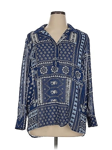 Adrienne Vittadini Long Sleeve Blouse (view 1)