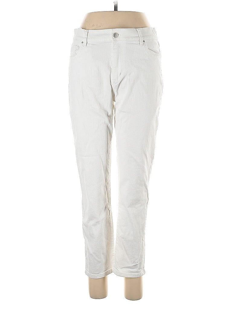 Pre-owned Ann Taylor Factory Jeans In White