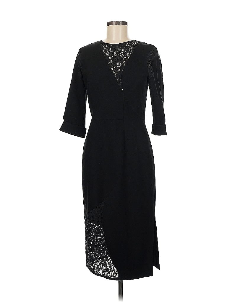 Black Halo Black Cocktail Dress Size 8 - photo 1