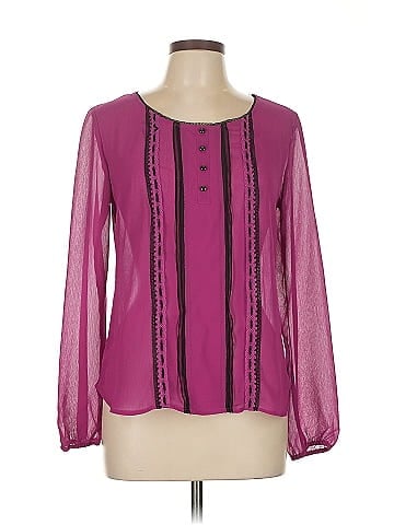 Candie's Long Sleeve Blouse (view 1)