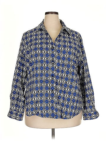 Foxcroft 3/4 Sleeve Blouse (view 1)