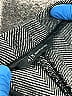 Armani Exchange 100% Cotton Chevron-herringbone Black Athletic Shorts Size 12 - photo 3