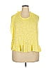 DG^2 by Diane Gilman Yellow Sleeveless Top Size 2X - photo 1