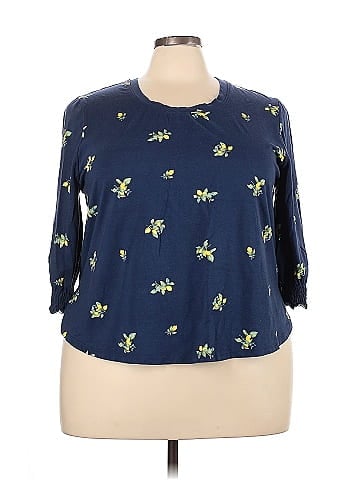Cuddl Duds 3/4 Sleeve Blouse (view 1)