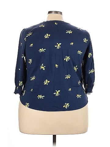 Cuddl Duds 3/4 Sleeve Blouse (view 2)