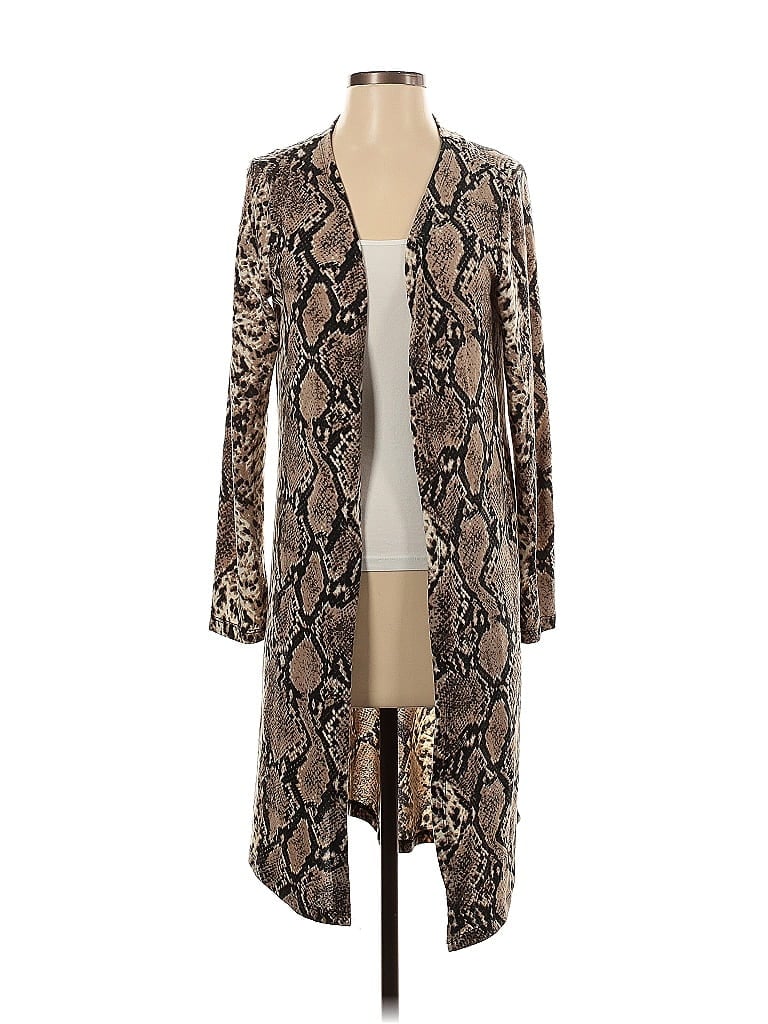 Pre-owned Unbranded Cardigan Sweater In Brown