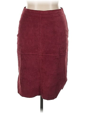 Brooks Brothers 346 Leather Skirt (view 1)