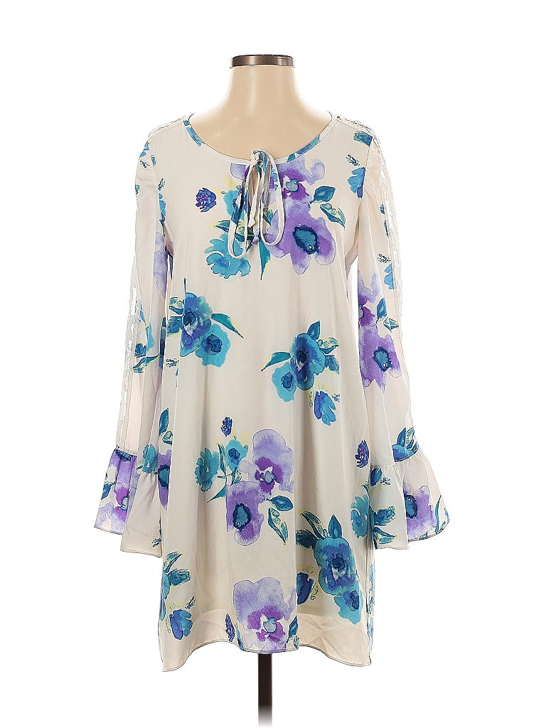 Pre-owned Voom By Joy Han Casual Dress In Blue