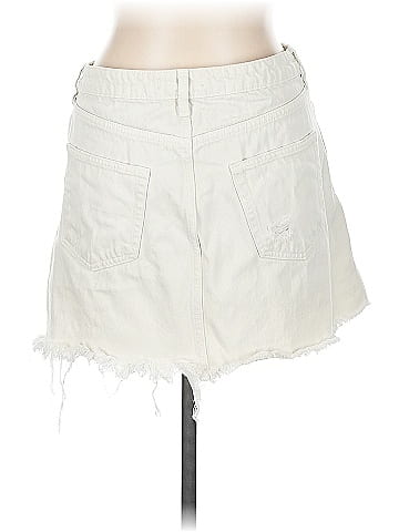 We the Free Denim Skirt (view 2)