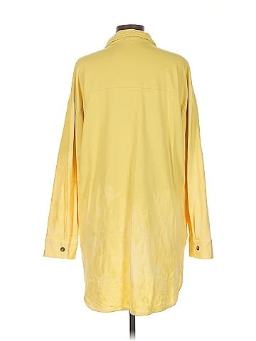 Peach Love 3/4 Sleeve Button-Down Shirt (view 2)