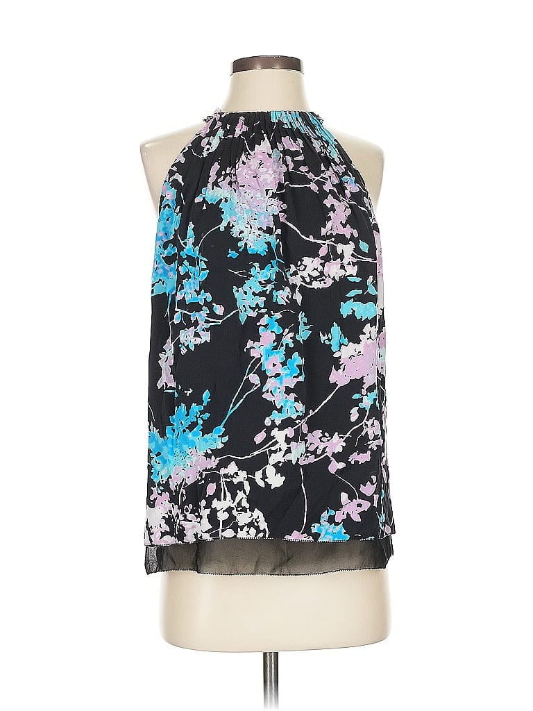 Pre-owned Diane Von Furstenberg Sleeveless Blouse In Black