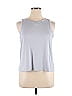 Yogalicious Silver Sleeveless T-Shirt Size XL - photo 1