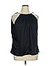 A.L.C. 100% Polyester Black Sleeveless Blouse Size 14 - photo 1