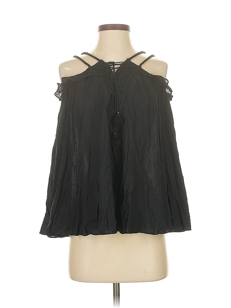 Pre-owned Rachel Zoe Sleeveless Blouse In Black