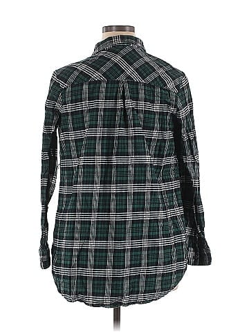 Isabel Maternity Long Sleeve Button-Down Shirt (view 2)
