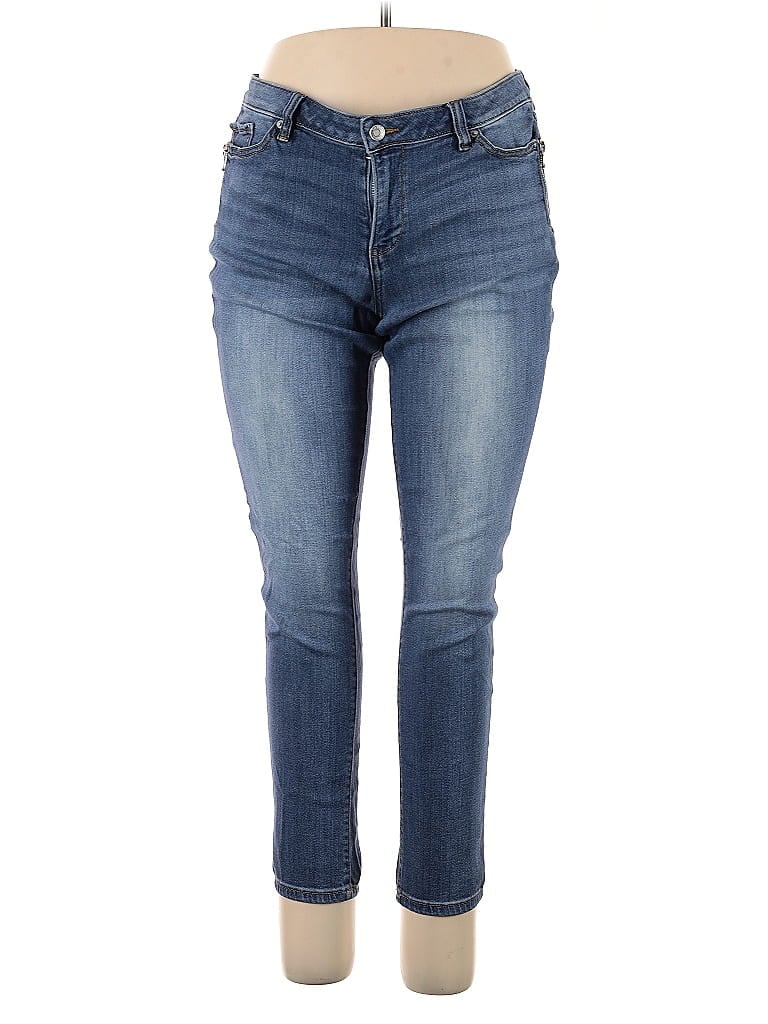 Pre-owned Ny & C Jeans In Blue