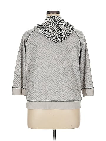 Zenergy by Chico's Zip Up Hoodie (view 2)