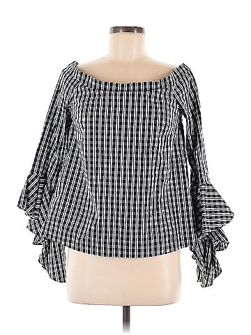 1.State 3/4 Sleeve Blouse (view 1)