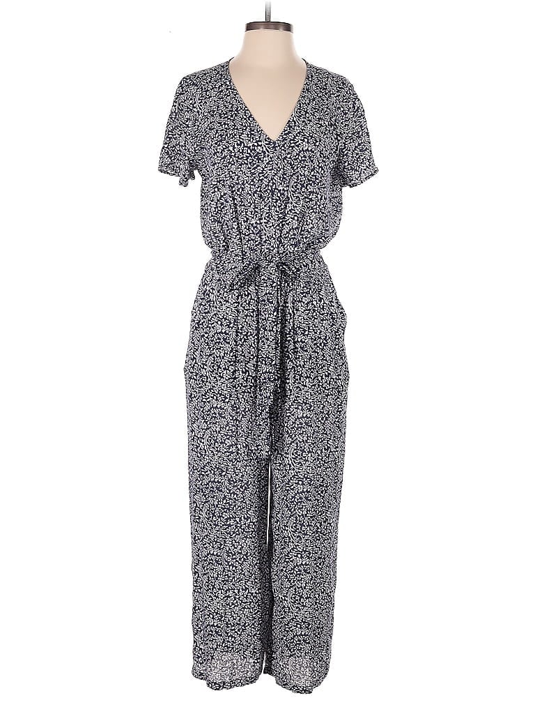 Pre-owned Loft Beach Jumpsuit In Blue