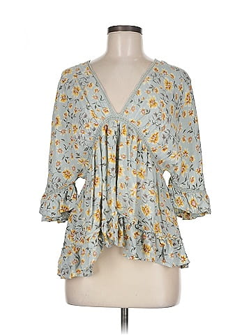 Angie 3/4 Sleeve Blouse (view 1)