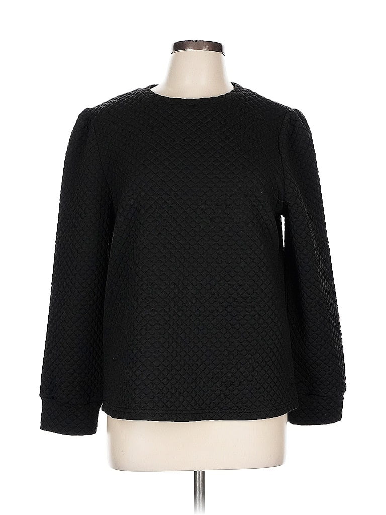 Pre-owned Unbranded Pullover Sweater In Black