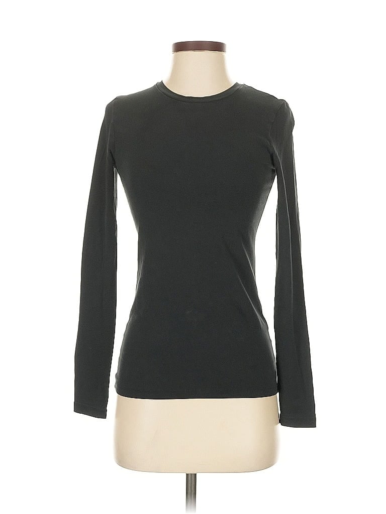 Pre-owned Cynthia Rowley Tjx Long Sleeve T-shirt In Black