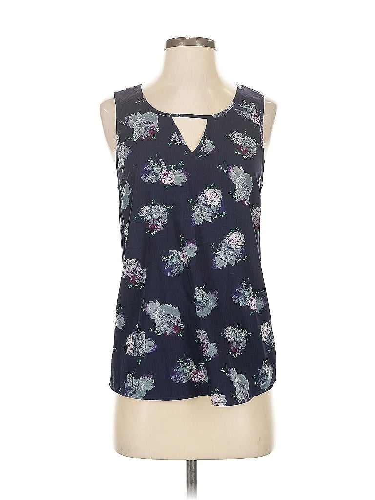 Pre-owned Market & Spruce Sleeveless Blouse In Blue