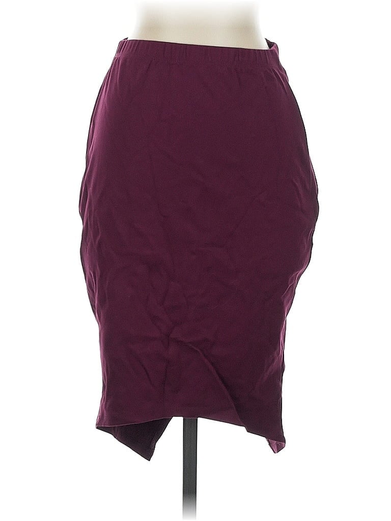 Sabine Casual Skirt In Burgundy