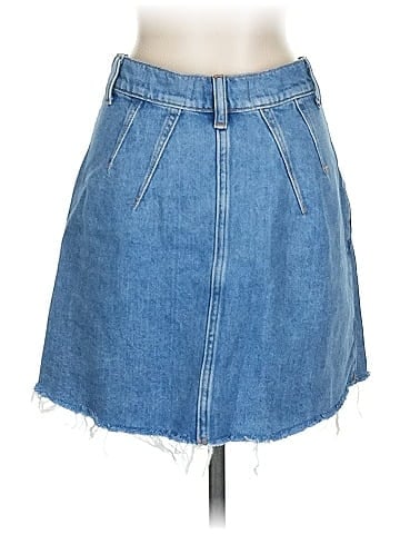We the Free Denim Skirt (view 2)