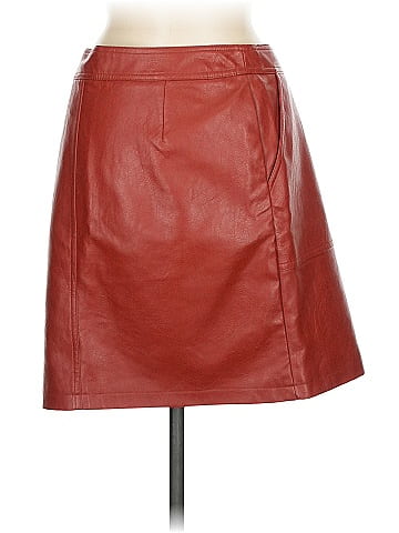 Only Faux Leather Skirt (view 2)