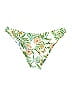Zaful Tropical Green Swimsuit Bottoms Size 6 - photo 1