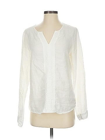 Three Dots Long Sleeve Blouse (view 1)