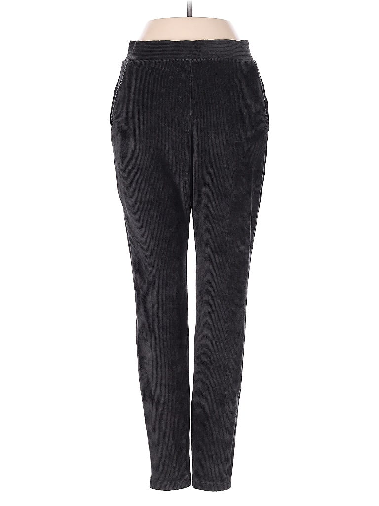 Pre-owned Lands' End Casual Pants In Black