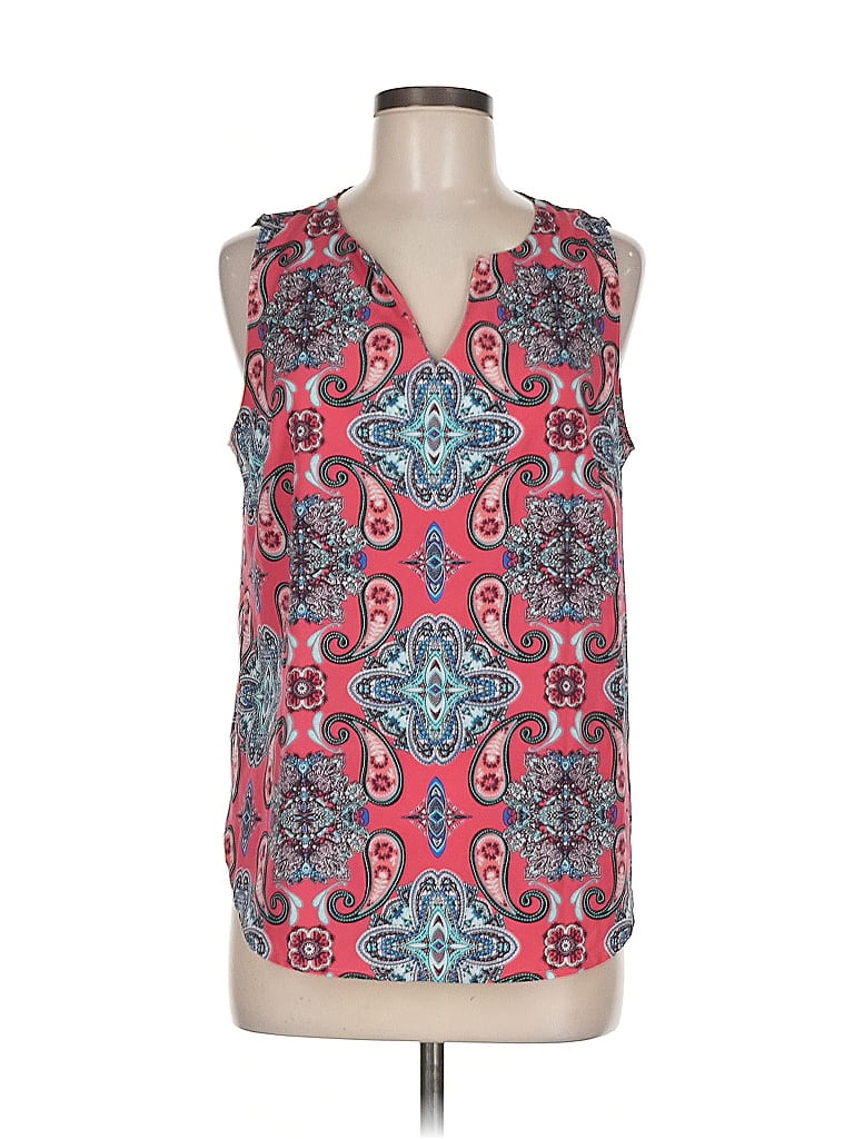 Click to view more detailed imagery on our partner's website Pre-owned Verse Sleeveless Blouse In Pink