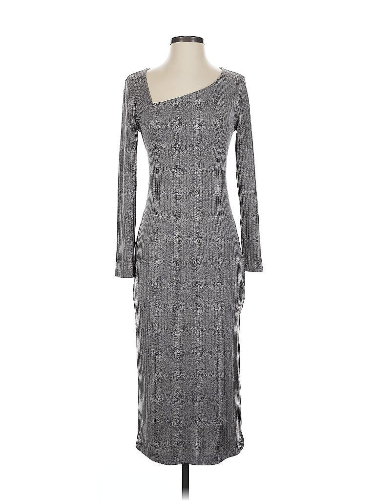 Pre-owned A New Day Casual Dress In Gray