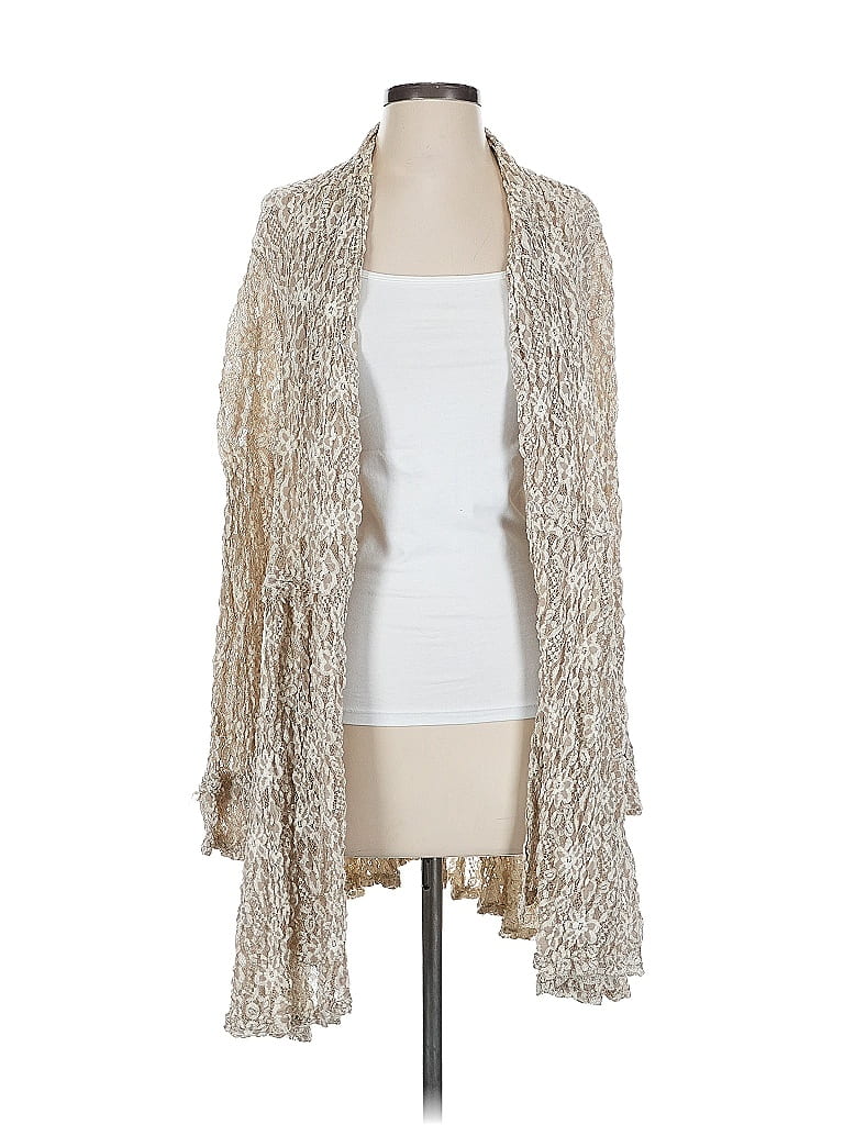 Pre-owned Unbranded Cardigan Sweater In White