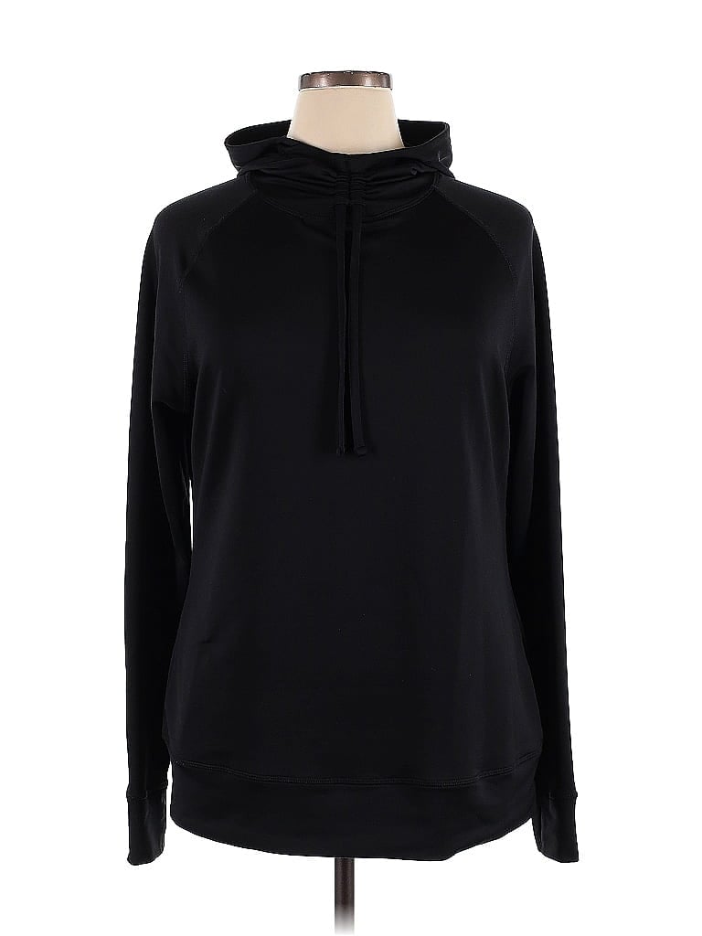 Pre-owned Old Navy Pullover Hoodie In Black