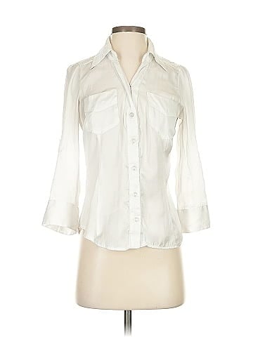XOXO 3/4 Sleeve Button-Down Shirt (view 1)