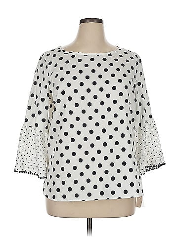 Foxcroft 3/4 Sleeve Blouse (view 1)