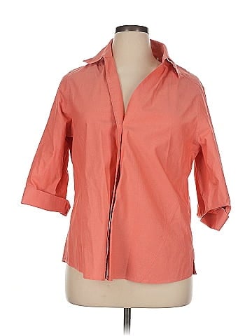 Foxcroft 3/4 Sleeve Button-Down Shirt (view 1)