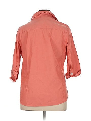 Foxcroft 3/4 Sleeve Button-Down Shirt (view 2)