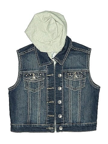 Justice Denim Vest (view 1)